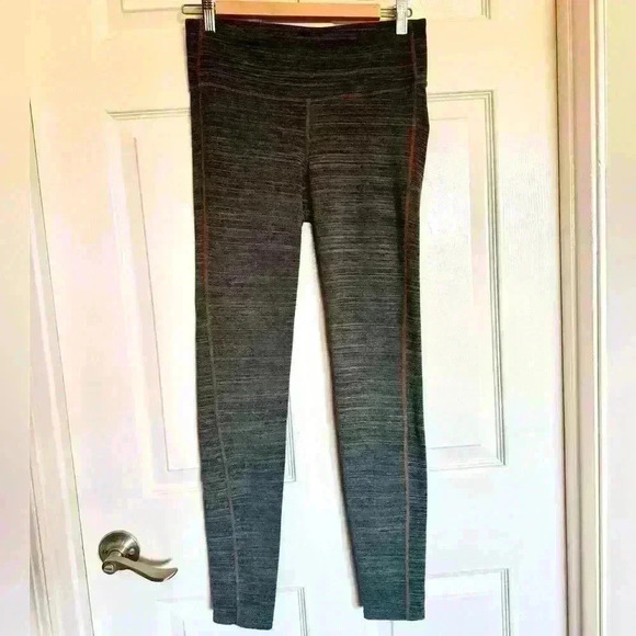 Athleta Pants - Athleta Chaturanga Legging Full Length Mid Rise Yoga Space Dye Grey Size S